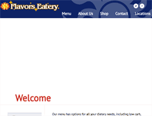Tablet Screenshot of flavorseatery.com